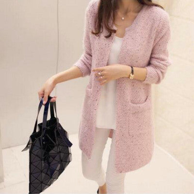 Sweater knit cardigan