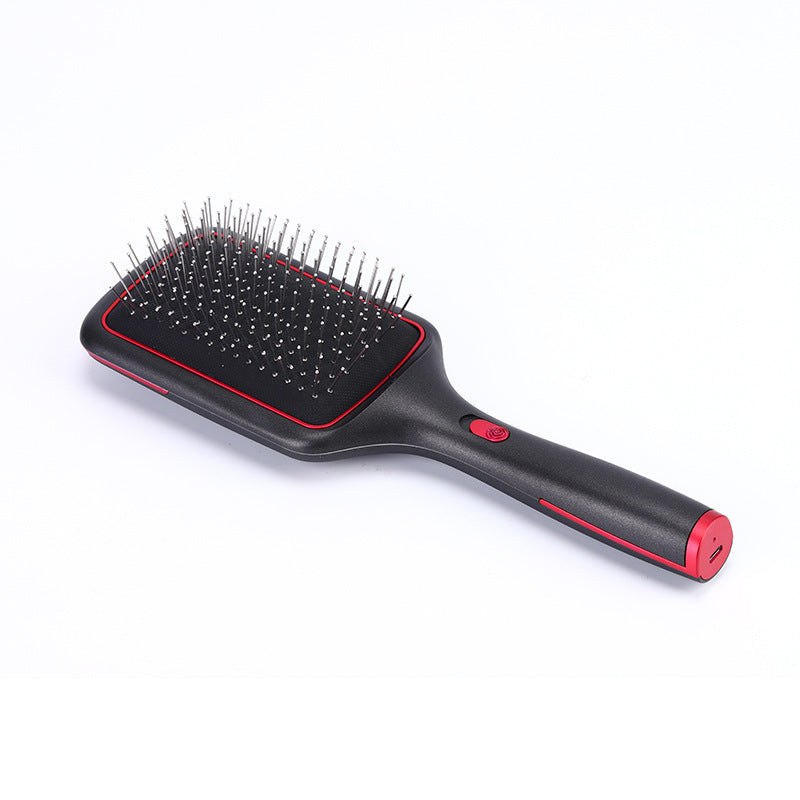 Wireless Charging Straight Hair Comb Negative Ion Blowing Vibration Beauty Supplies