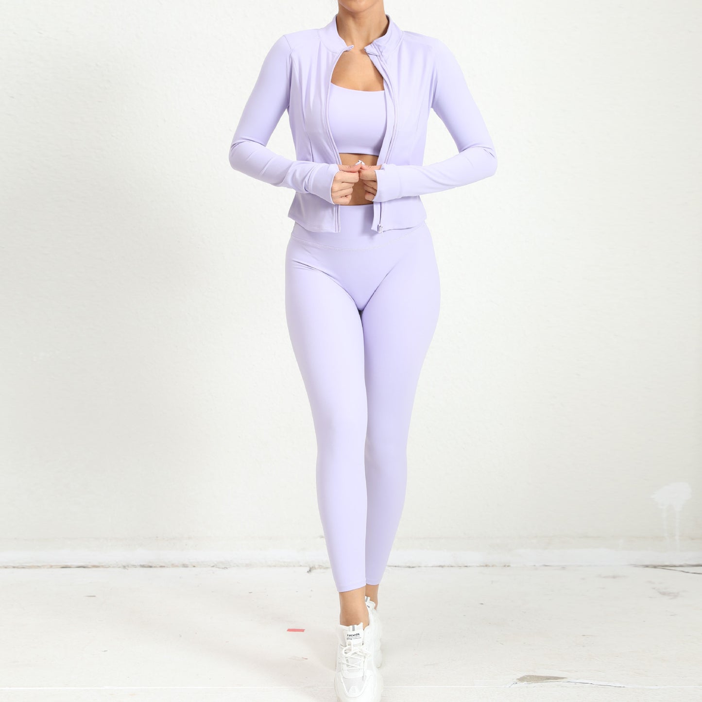 Outdoor Sports Skinny Yoga Clothes Suit Nude Feel