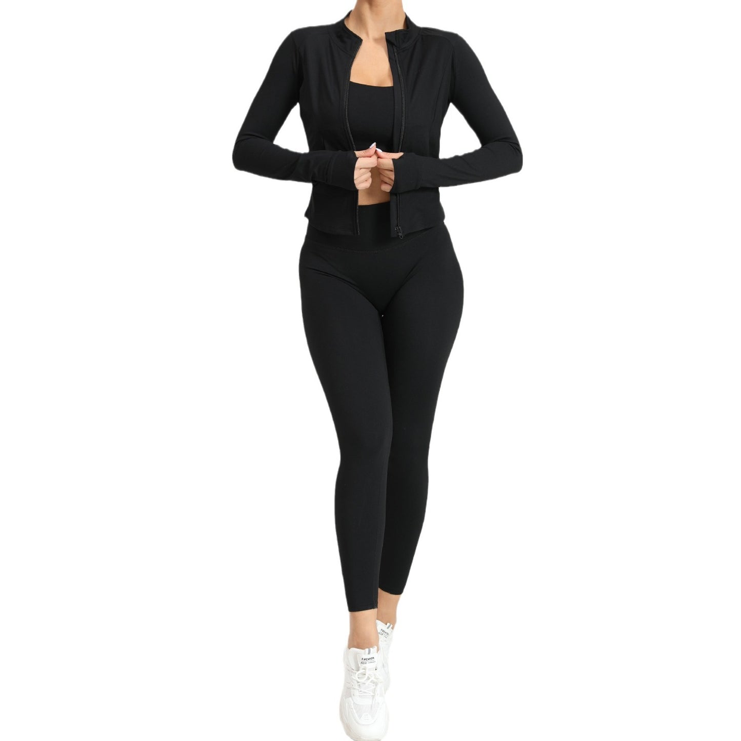 Outdoor Sports Skinny Yoga Clothes Suit Nude Feel