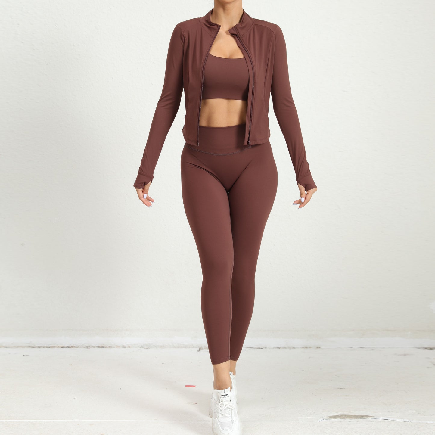 Outdoor Sports Skinny Yoga Clothes Suit Nude Feel