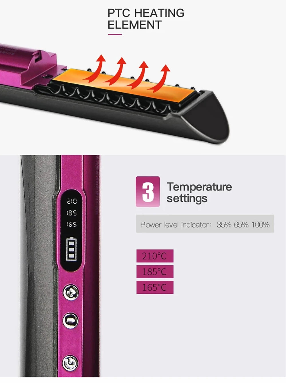 Wireless Hair Straightener