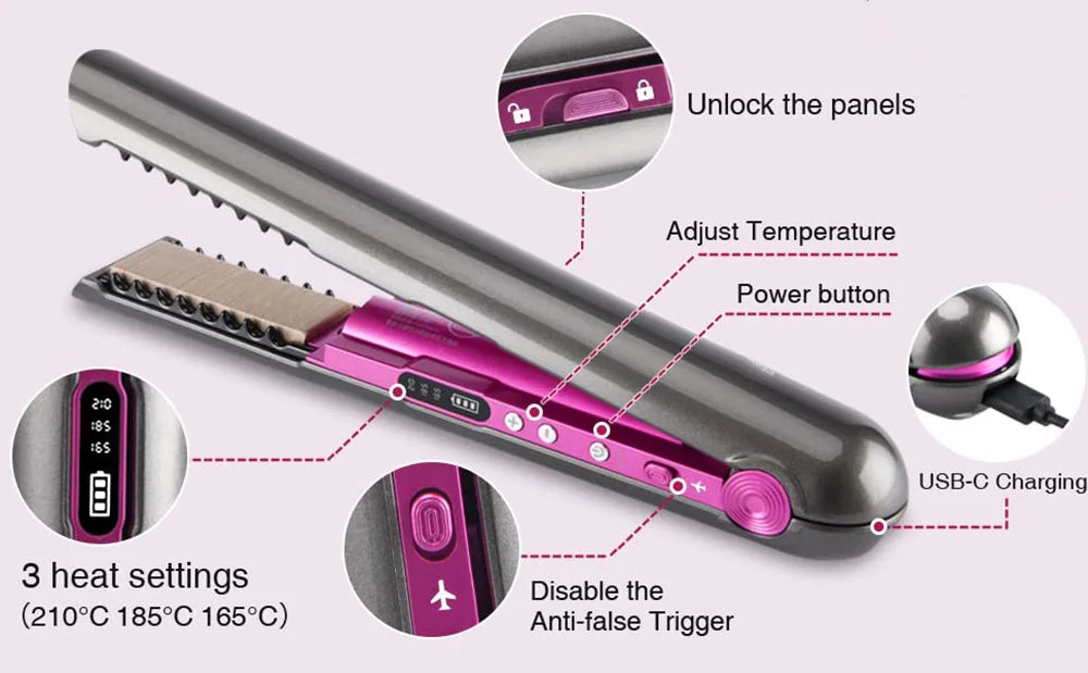 Wireless Hair Straightener