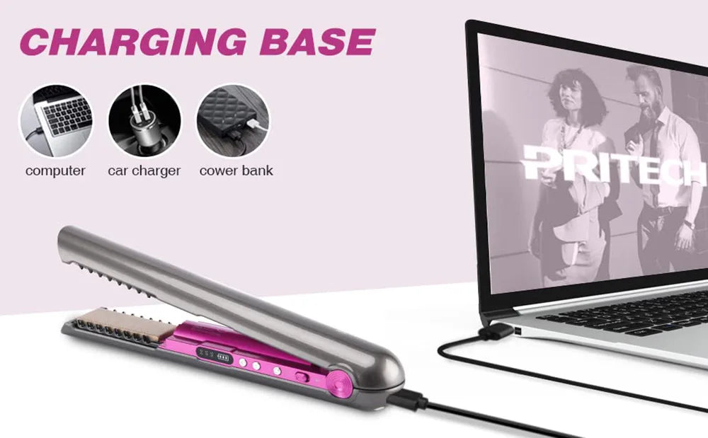 Wireless Hair Straightener